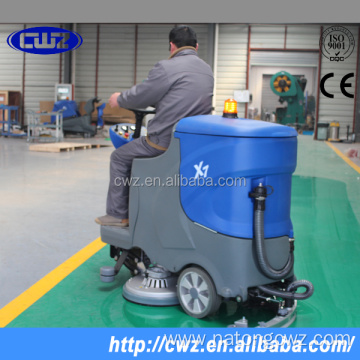 CE approved automatic floor scrubber machine